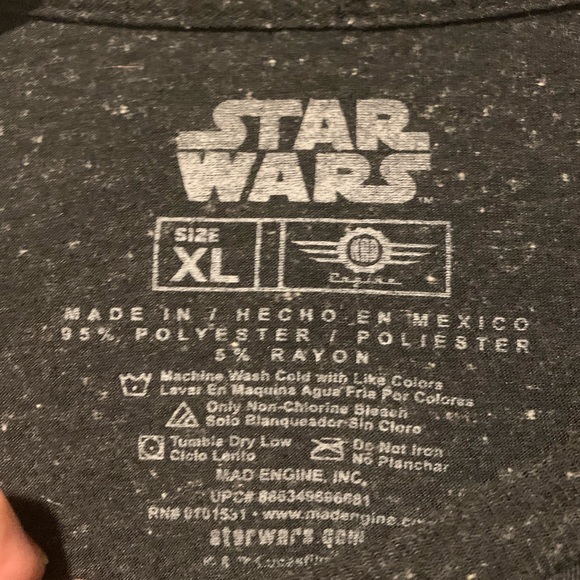 Men’s Star Wars Tee Sz XL - Picture 4 of 4